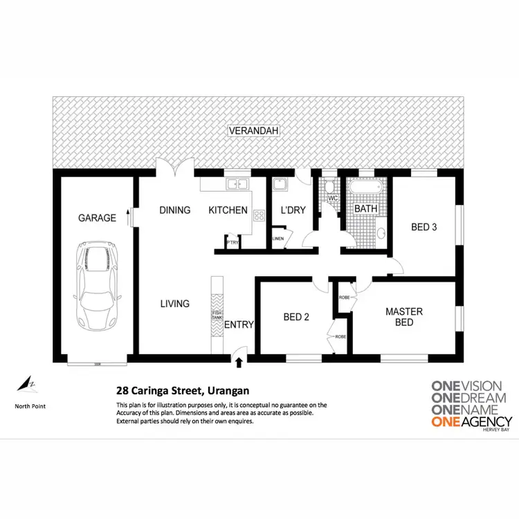 Floorplan of Homely house listing, 28 Caringa Street, Urangan QLD 4655