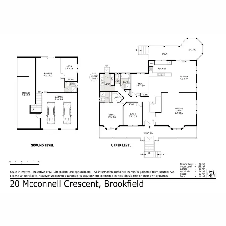 Floorplan of Homely house listing, 20 Mcconnell Crescent, Brookfield QLD 4069