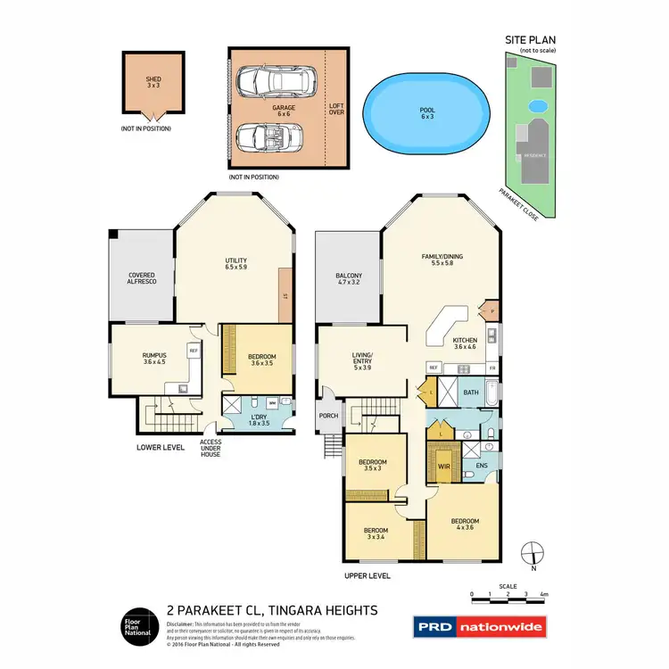 Floorplan of Homely house listing, 2 Parakeet Close, Tingira Heights NSW 2290