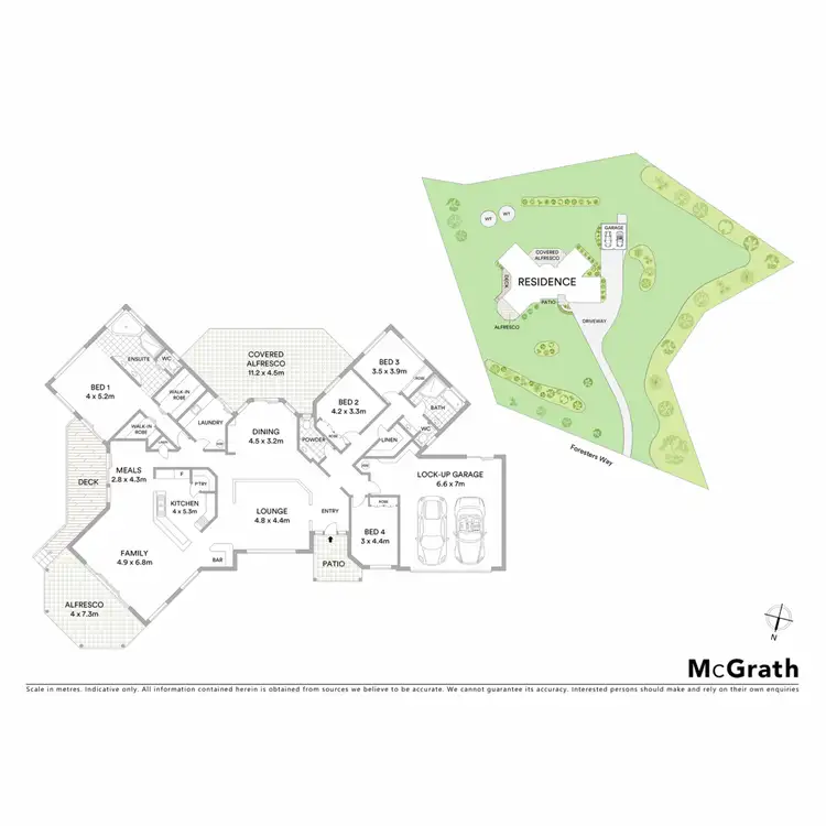 Floorplan of Homely house listing, 48 Foresters Way, Tintenbar NSW 2478