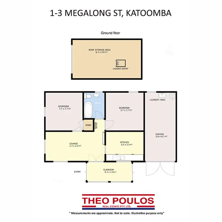 Floorplan of Homely house listing, 1-3 Megalong Street, Katoomba NSW 2780