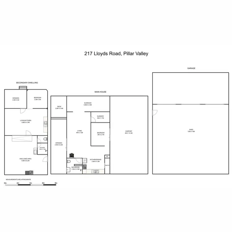 Floorplan of Homely rural property listing, 217 Lloyds Road, Pillar Valley NSW 2462
