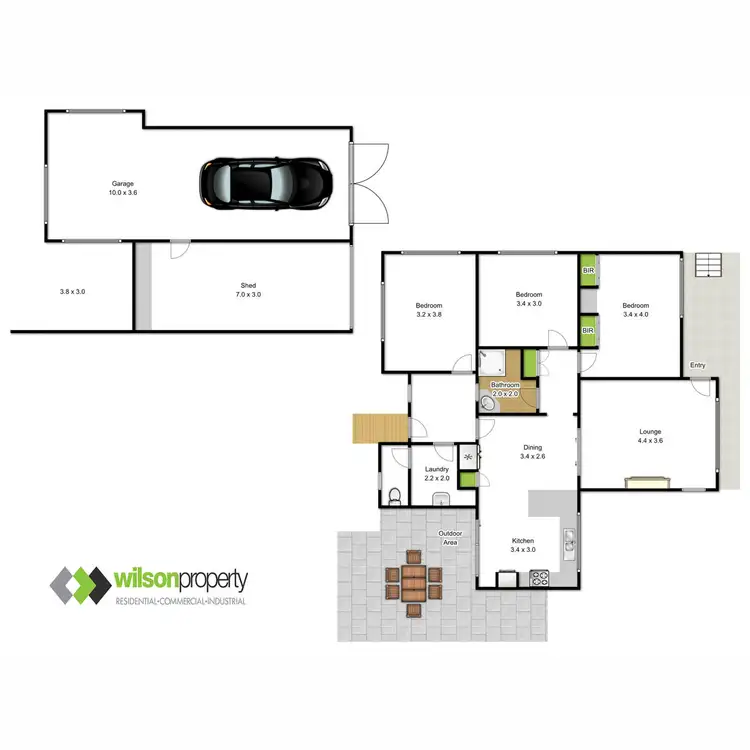 Floorplan of Homely house listing, 16 Armstrong Court, Traralgon VIC 3844