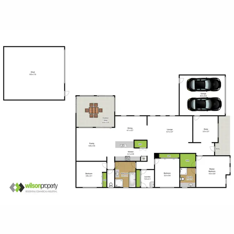 Floorplan of Homely house listing, 17 Sligo Court, Traralgon VIC 3844