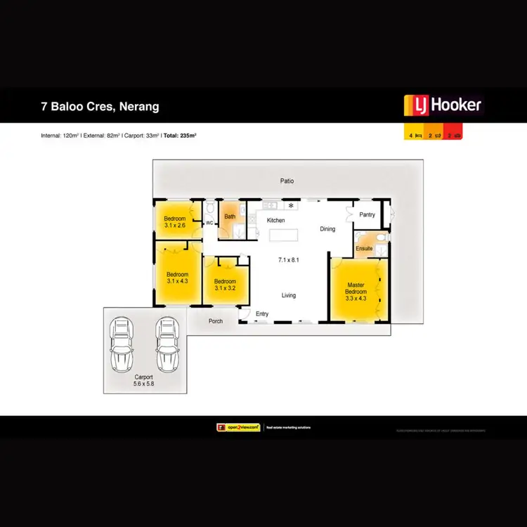 Floorplan of Homely house listing, 7 Baloo Crescent, Nerang QLD 4211