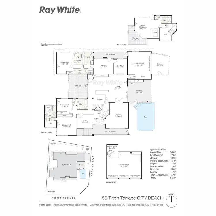 Floorplan of Homely house listing, 50 Tilton Terrace, City Beach WA 6015