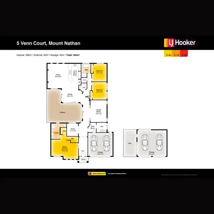 Floorplan of Homely house listing, 5 Venn Court, Mount Nathan QLD 4211