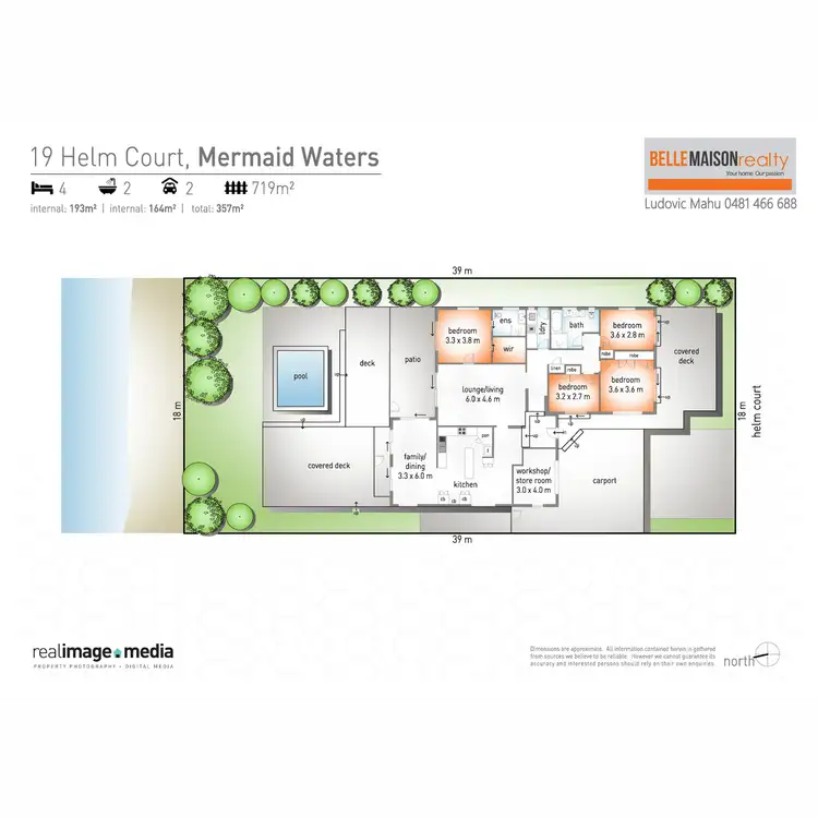 Floorplan of Homely house listing, 19 Helm Court, Mermaid Waters QLD 4218