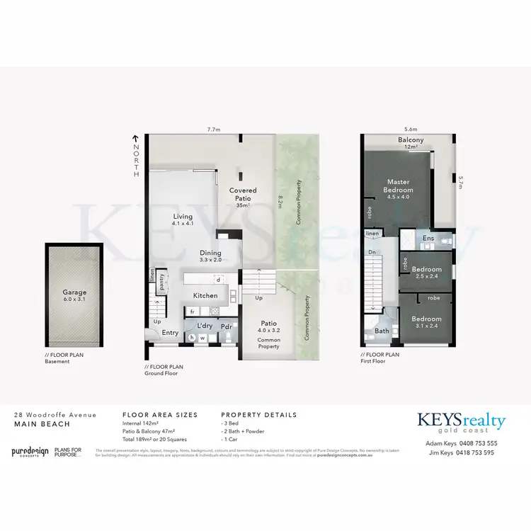 Floorplan of Homely apartment listing, 1/28 Woodroffe Avenue, Main Beach QLD 4217