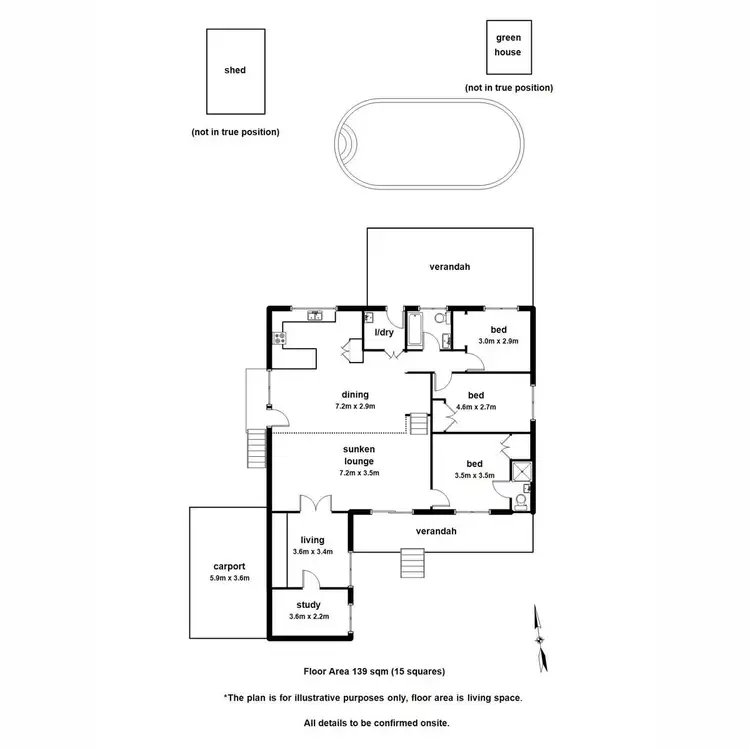Floorplan of Homely house listing, 13 Berrys Road, Emerald VIC 3782