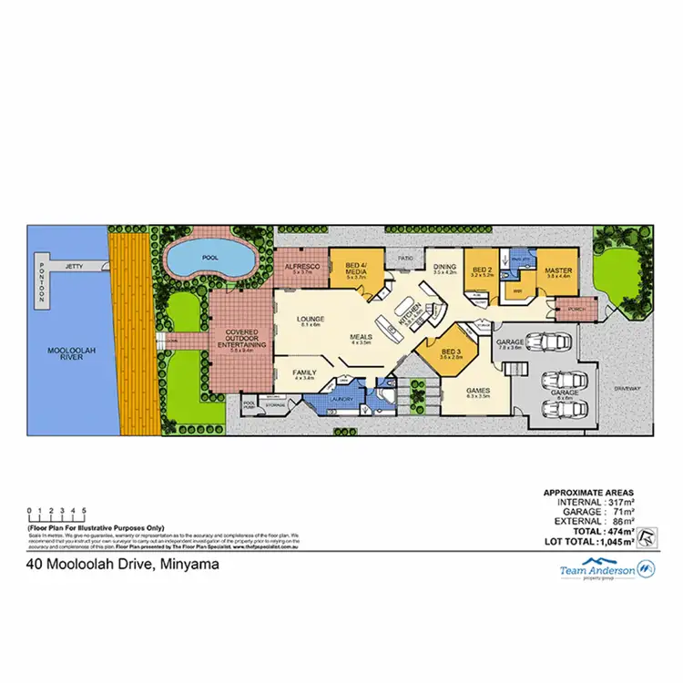 Floorplan of Homely house listing, 40 Mooloolah Drive, Minyama QLD 4575