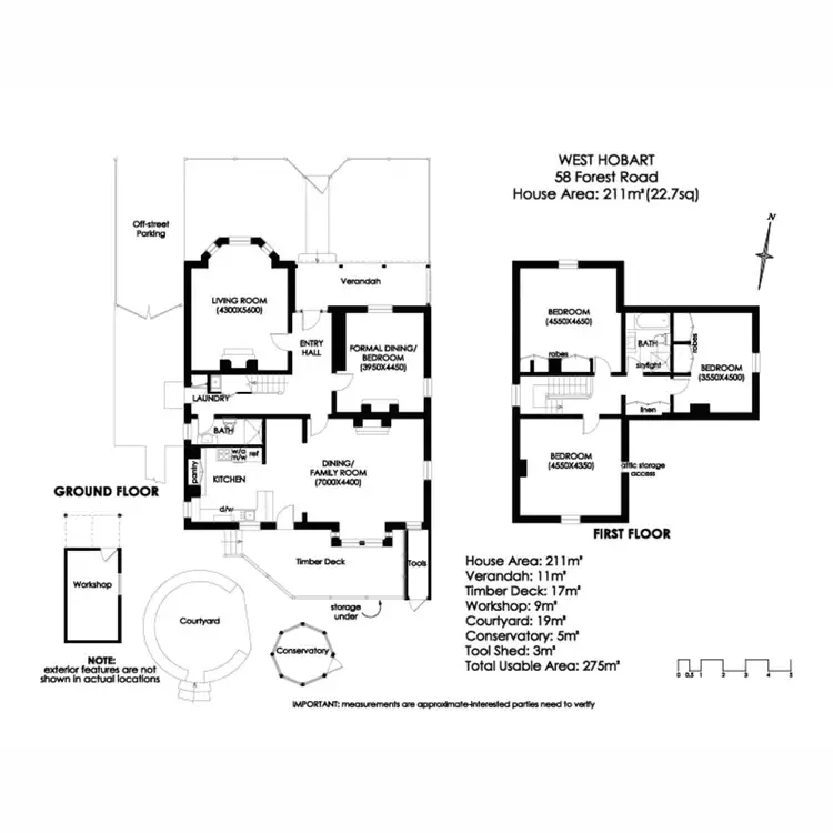 Floorplan of Homely house listing, 58 Forest Road, West Hobart TAS 7000