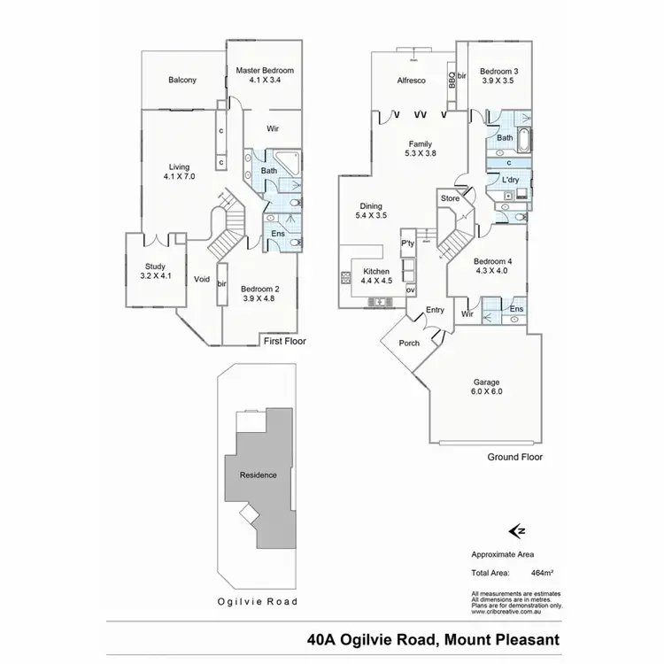 Floorplan of Homely house listing, 40A Ogilvie Road, Mount Pleasant WA 6153