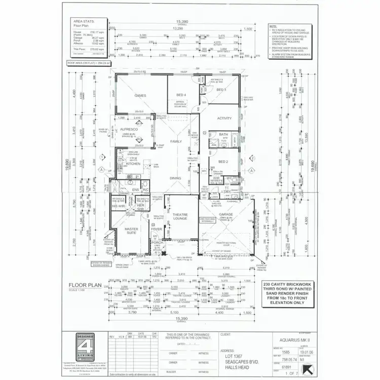 Floorplan of Homely house listing, 73 Seascapes Boulevard, Halls Head WA 6210