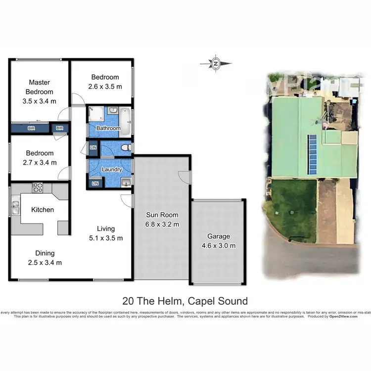 Floorplan of Homely house listing, 20 The Helm, Capel Sound VIC 3940