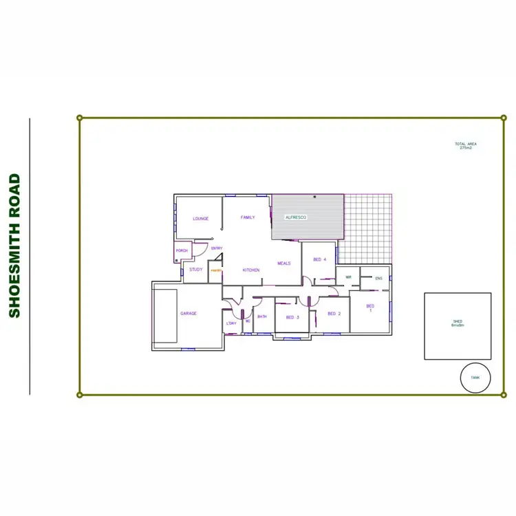 Floorplan of Homely house listing, 112 Shoesmith Road, Westbrook QLD 4350