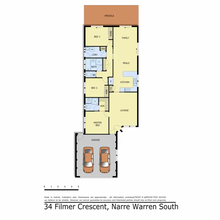 Floorplan of Homely house listing, 34 Filmer Crescent, Narre Warren South VIC 3805