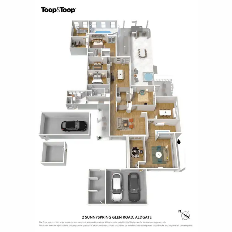 Floorplan of Homely house listing, 2 Sunnyspring Glen Road, Aldgate SA 5154