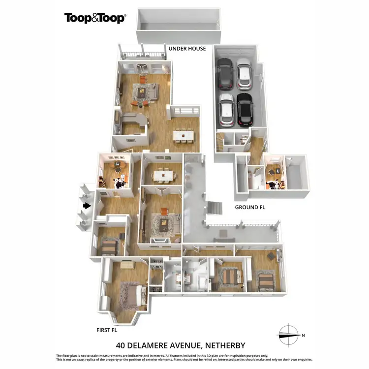 Floorplan of Homely house listing, 40 Delamere Avenue, Netherby SA 5062