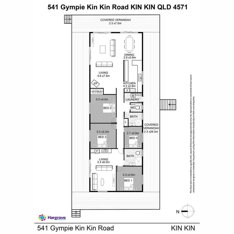 Floorplan of Homely house listing, 541 Gympie Kin Kin Road, Kin Kin QLD 4571