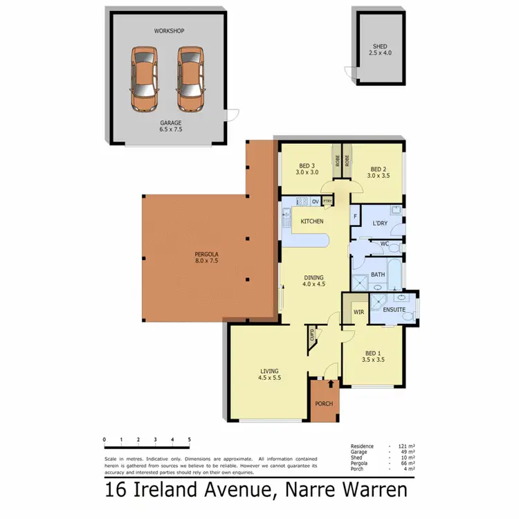 Floorplan of Homely house listing, 16 Ireland Avenue, Narre Warren VIC 3805