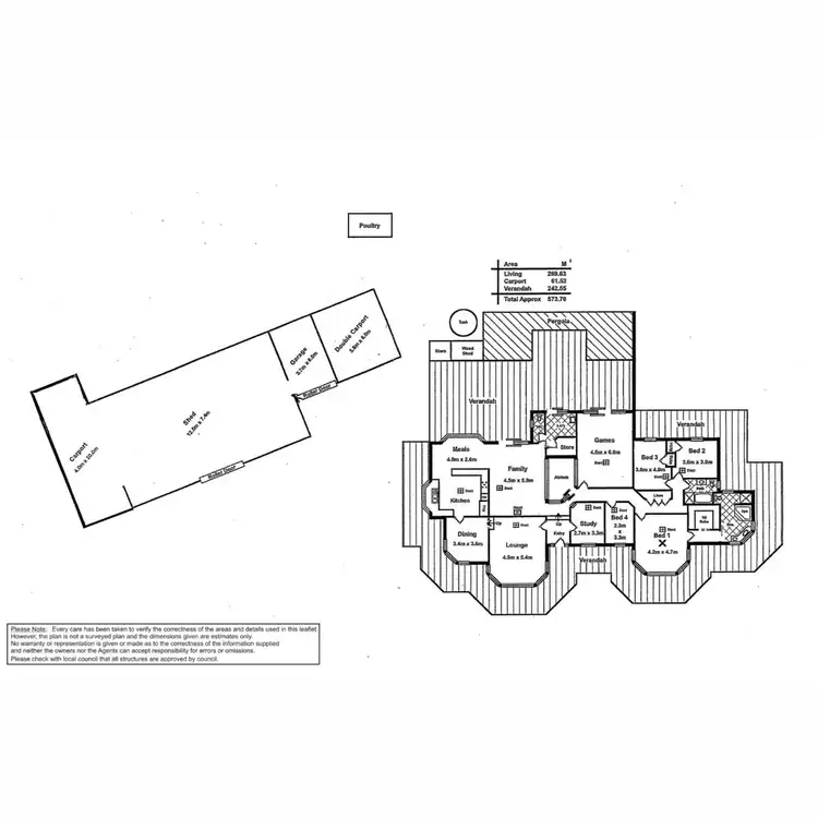 Floorplan of Homely house listing, 24 The Barracks, Cockatoo Valley SA 5351