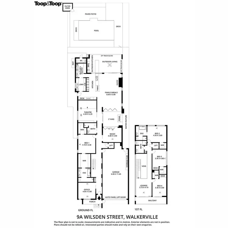 Floorplan of Homely house listing, 9A Wilsden Street, Walkerville SA 5081