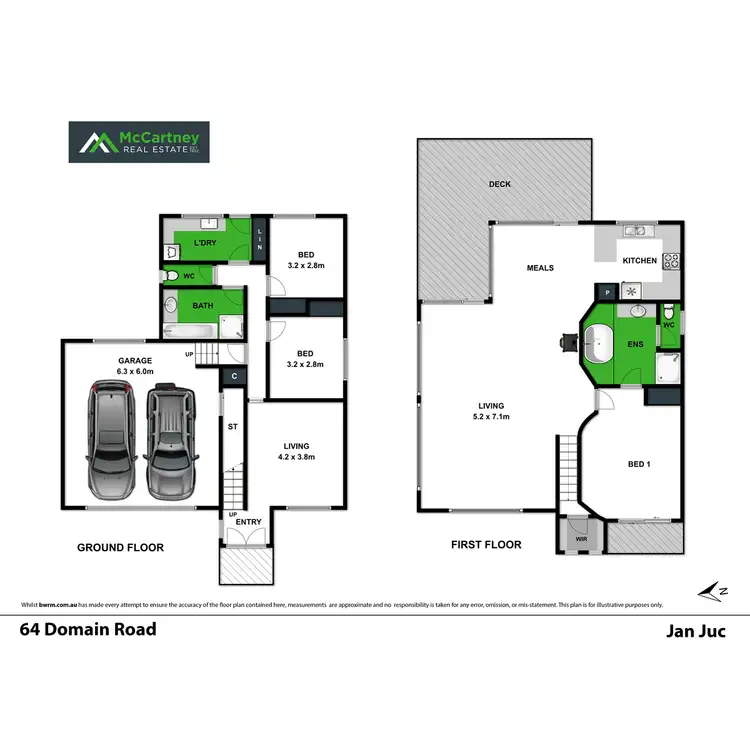 Floorplan of Homely house listing, 64 Domain Road, Jan Juc VIC 3228