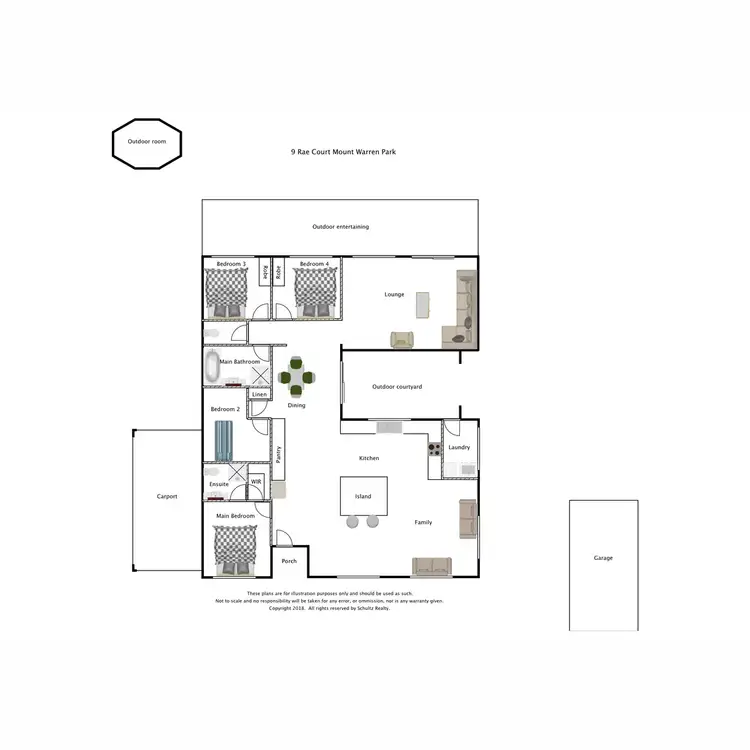 Floorplan of Homely house listing, 9 Rae Court, Mount Warren Park QLD 4207