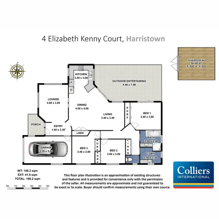 Floorplan of Homely house listing, 4 Elizabeth Kenny Court, Harristown QLD 4350