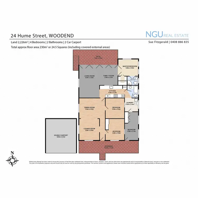 Floorplan of Homely house listing, 24 Hume Street, Woodend QLD 4305