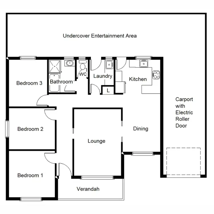 Floorplan of Homely house listing, 20 Douglas Street, Port Augusta SA 5700