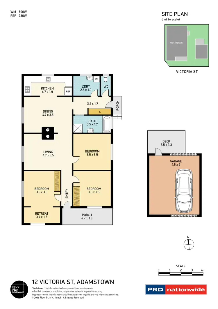 Floorplan of Homely house listing, 12 Victoria Street, Adamstown NSW 2289