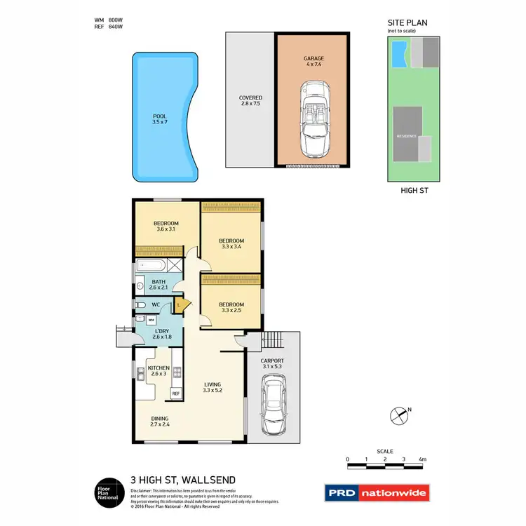 Floorplan of Homely house listing, 3 High Street, Wallsend NSW 2287