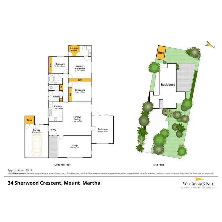 Floorplan of Homely house listing, 34 Sherwood Crescent, Mount Martha VIC 3934
