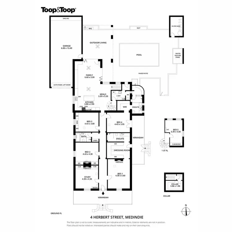 Floorplan of Homely house listing, 4 Herbert Street, Medindie SA 5081