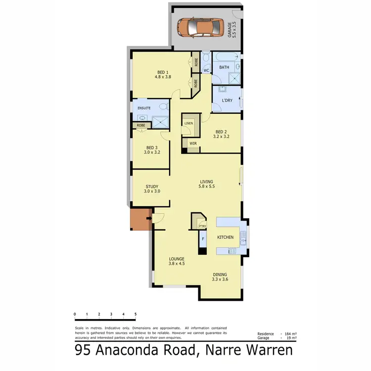 Floorplan of Homely house listing, 95 Anaconda Road, Narre Warren VIC 3805