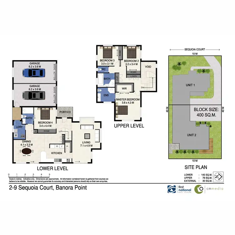 Floorplan of Homely semi-detached listing, 2/9 Sequoia Court, Banora Point NSW 2486