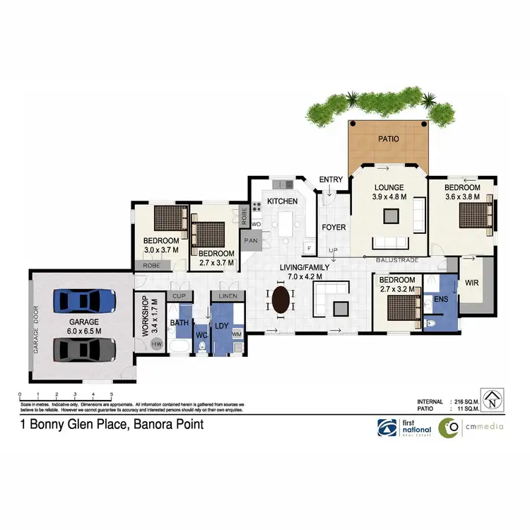Floorplan of Homely house listing, 1 Bonny Glen Place, Banora Point NSW 2486