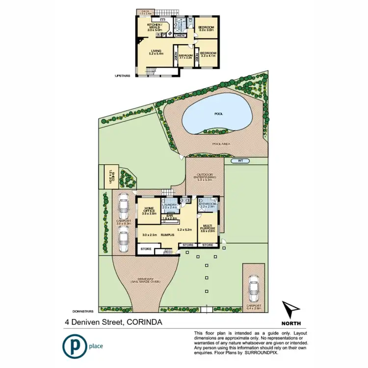 Floorplan of Homely house listing, 4 Deniven Street, Corinda QLD 4075