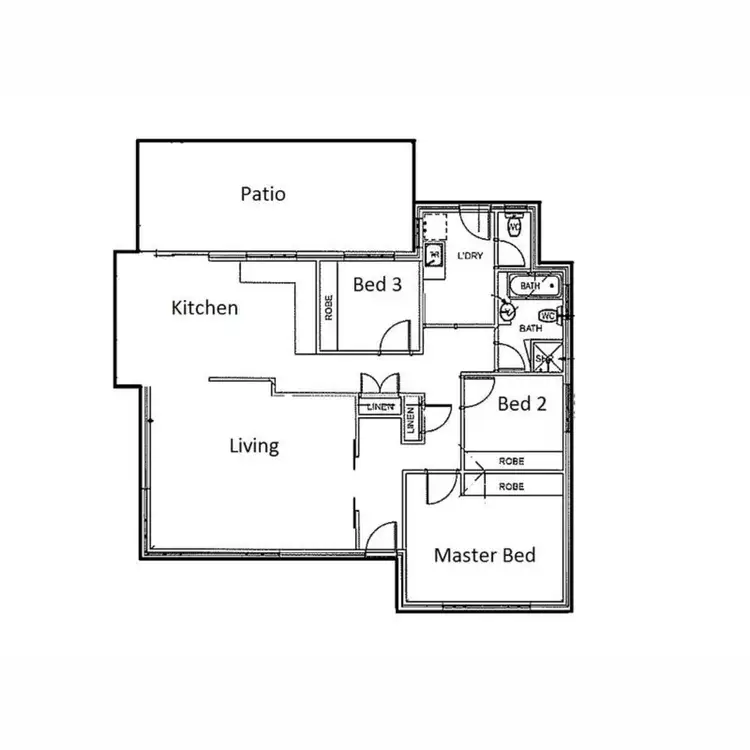 Floorplan of Homely house listing, 47 Donaldson Street, Queens Park WA 6107