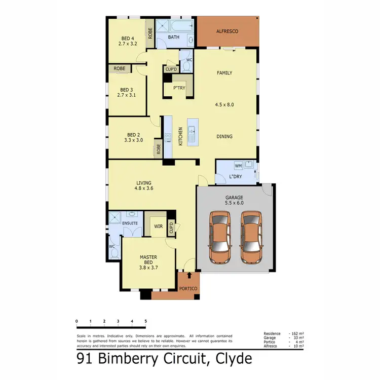 Floorplan of Homely house listing, 91 Bimberry Circuit, Clyde VIC 3978