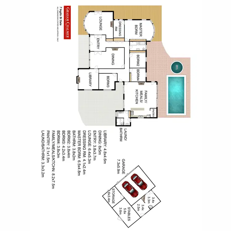 Floorplan of Homely house listing, 7-9 Inglis Street, Sale VIC 3850
