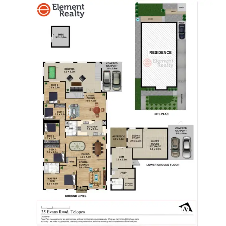 Floorplan of Homely house listing, 35 Evans Road, Telopea NSW 2117