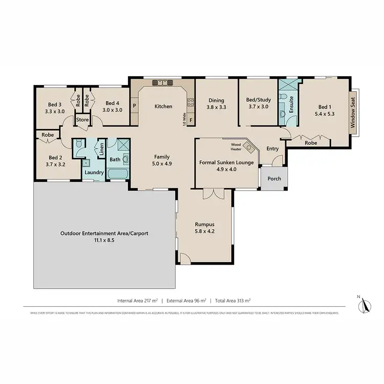 Floorplan of Homely house listing, 2-4 Auburn Court, Park Ridge South QLD 4125