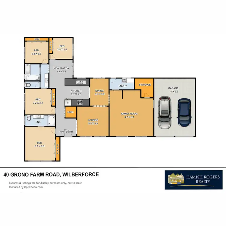 Floorplan of Homely rural property listing, 40 Grono Farm Road, Wilberforce NSW 2756