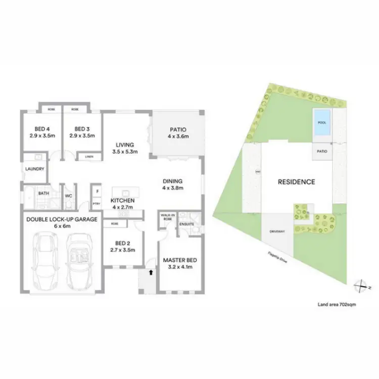 Floorplan of Homely house listing, 90 Flagship Drive, Trinity Beach QLD 4879