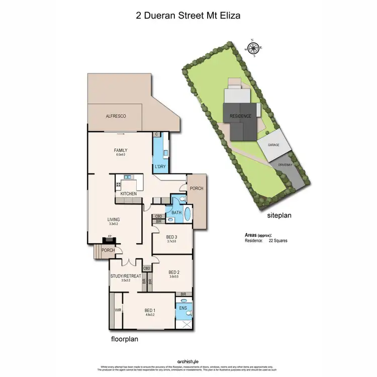 Floorplan of Homely house listing, 2 Dueran Street, Mount Eliza VIC 3930