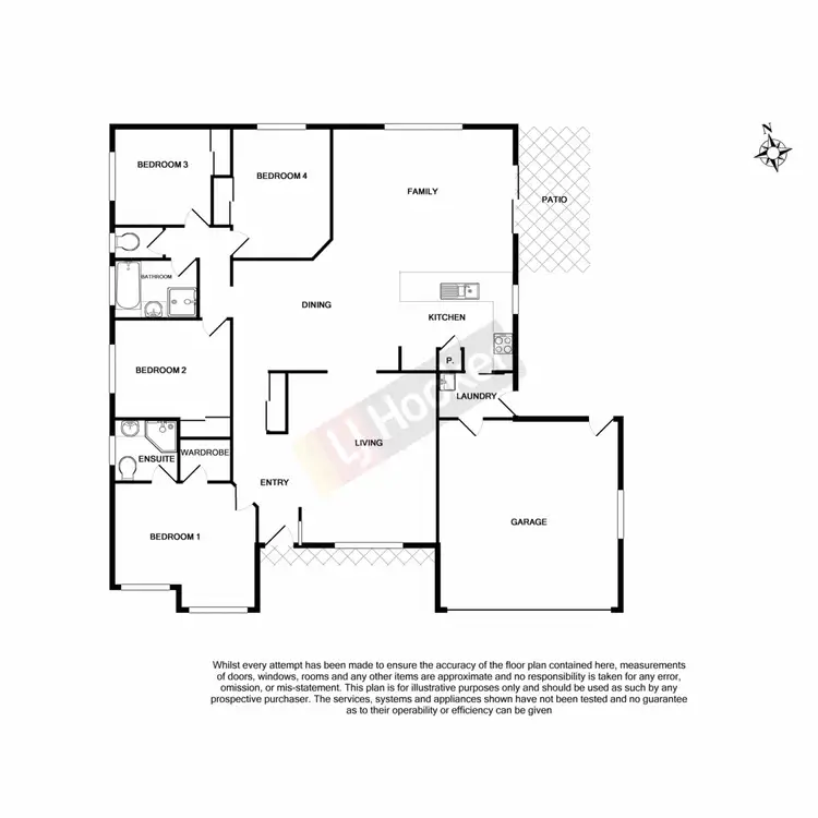 Floorplan of Homely house listing, 3 Innes Close, Parkinson QLD 4115