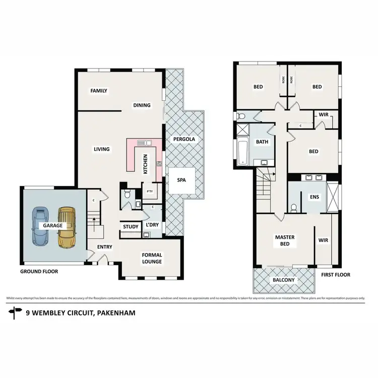 Floorplan of Homely house listing, 9 Wembley Circuit, Pakenham VIC 3810